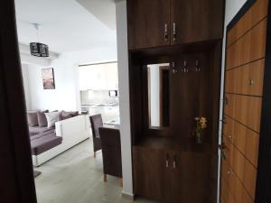 Dapur atau dapur kecil di Ulcinj Vibes & Waves Apartment
