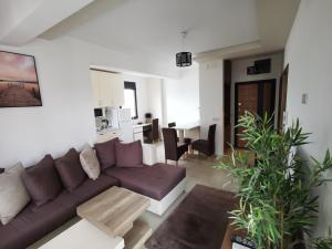Ruang duduk di Ulcinj Vibes & Waves Apartment