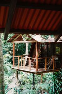 Balkón nebo terasa v ubytování Calala Lodge