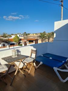 Balkón nebo terasa v ubytování Las Olas Corralejo beach