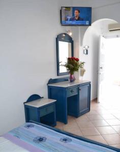 TV a/nebo společenská místnost v ubytování Hotel L&S lignos