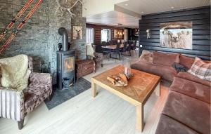 Χώρος καθιστικού στο Pet Friendly Home In Hovden I Setesdal