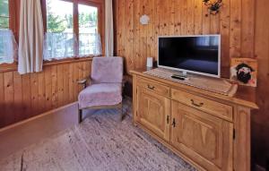 Telewizja i/lub zestaw kina domowego w obiekcie Authentisches Ferienhaus