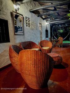 Posezení v ubytování Hotel Hacienda Anacaona - San Agustín
