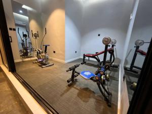 Fitness centrum a/nebo fitness zařízení v ubytování Nimbus Nook Apartments, GRA Ikeja, Lagos