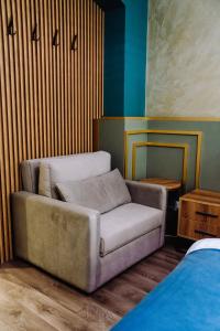 Posezení v ubytování NS Luxury Suites