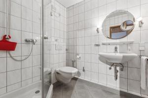 Koupelna v ubytování Hotel zum Erwin
