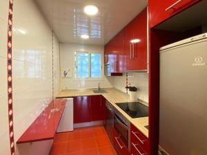 Kuchyň nebo kuchyňský kout v ubytování Apartamento privado. Calella