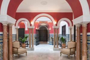 Χώρος καθιστικού στο Casa Palacio Moratín by Magno Apartments