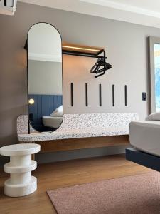 HOP Apartments & Suites客房内的一张或多张床位