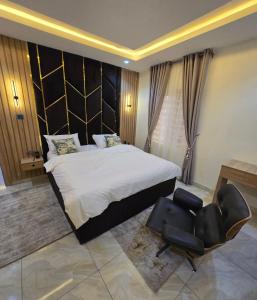 Ένα ή περισσότερα κρεβάτια σε δωμάτιο στο Appealing Apartment