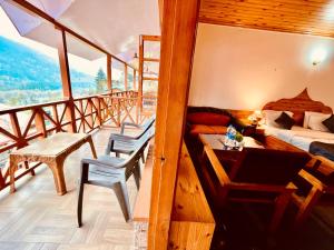 Predel za sedenje v nastanitvi Sita Hotel & Cottage, Manali - A Boutique Wellness Hotel
