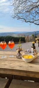 Nápoje v ubytování Agriturismo Tra Le Colline