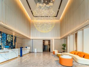 Posezení v ubytování Holiday Inn Express Kunshan Yushan by IHG