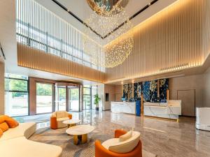 Posezení v ubytování Holiday Inn Express Kunshan Yushan by IHG