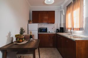 Kuchyň nebo kuchyňský kout v ubytování St Nicholas Tsilivi Apts by "elite"
