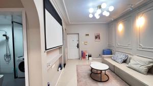 Predel za sedenje v nastanitvi Duowei Executive Apartment Changsha Branch Wuyi Square Branch