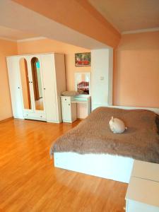 Ένα ή περισσότερα κρεβάτια σε δωμάτιο στο Apartment in the center