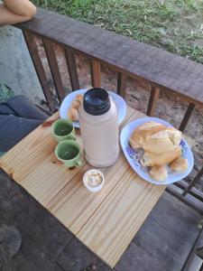 Comida no camping ou em algum lugar perto