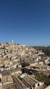Cảnh Matera hoặc tầm nhìn thành phố từ nhà khách