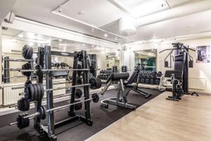 Fitness centrum a/nebo fitness zařízení v ubytování Scandic Waskia