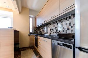 Küche/Küchenzeile in der Unterkunft Aries Apartments