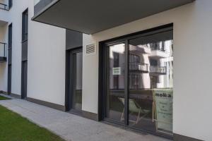Budynek, w którym mieści się apartament