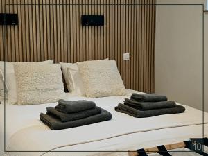 Postel nebo postele na pokoji v ubytování Le 10 - Gîte 6 personnes dans le Condroz