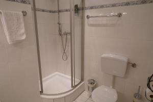 Koupelna v ubytování Hotel Xantener Eck
