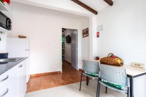 A kitchen or kitchenette at Gîte Dalina