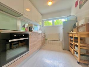 Dapur atau dapur kecil di Dünenmeisterei "Buchenhaus"