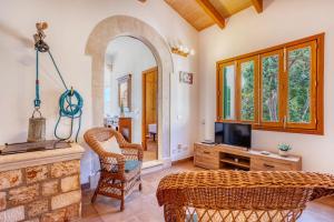 Χώρος καθιστικού στο Casa Maremar by dracmallorca