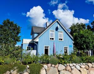 Bygningen som feriehuset ligger i