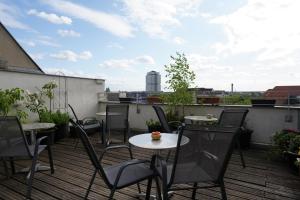 Balkón nebo terasa v ubytování Hotel Ambert