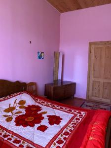 Letto o letti in una camera di Lia Jamdeliani Guest House