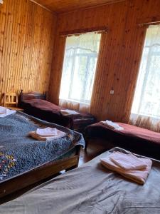 Letto o letti in una camera di Lia Jamdeliani Guest House