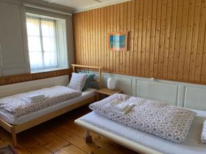 Voodi või voodid majutusasutuse Chez Eli toas