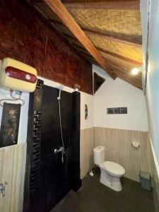 Koupelna v ubytování KABY Bungalows
