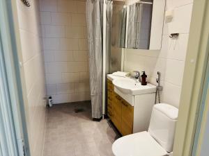 Phòng tắm tại STAY Annankatu Apartment +38 ảnh