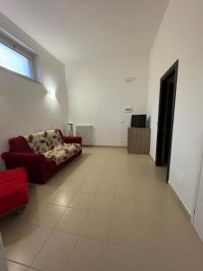 Телевизор и/или развлекательный центр в San Sanvatore apartment