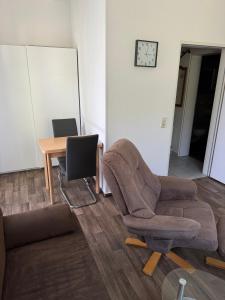 Posezení v ubytování -"Strandkrabbe" in der App-Anlage "Parkresidenz Dierhagen"-