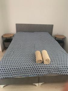 Ένα ή περισσότερα κρεβάτια σε δωμάτιο στο Big flat 20 minutes to Oldtown