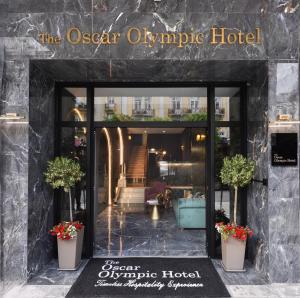 an entrance to the oscar olympic hotel at The Oscar Olympic Hotel in Thessaloniki