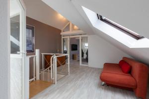 Χώρος καθιστικού στο Macabu Premium Apartment Joker,Chemnitz +20 φωτογραφίες