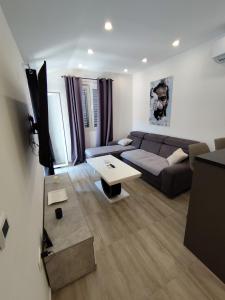 TV a/nebo společenská místnost v ubytování Apartman Lidija