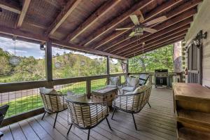 Balkón nebo terasa v ubytování Toccoa Time
