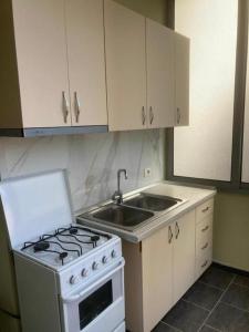 Η κουζίνα ή μικρή κουζίνα στο Detjon BnB Vlore