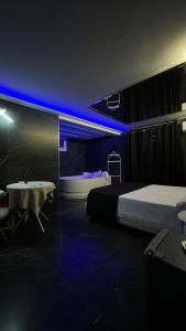 Postel nebo postele na pokoji v ubytování hotel glem