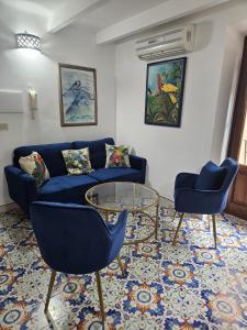 Χώρος καθιστικού στο Casa Regina