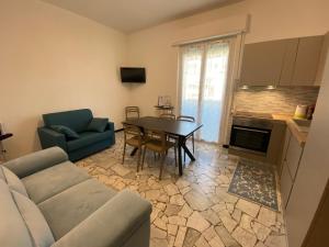 Dapur atau dapur kecil di Casa Gio, un passo dal mare, vista panoramica